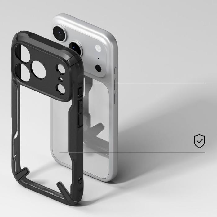 Bild 4, Ringke Ringke iPhone 17 Pro Max Skal Fusion X Svart - Teknikhallen.se