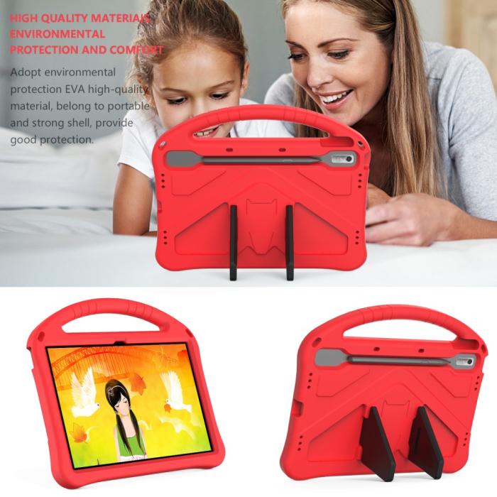 Bild 3,  Lenovo Tab P11 Pro Gen 2 Skal EVA Shockproof för Barn Röd - Teknikhallen.se