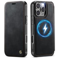 CASEME CASEME iPhone 16 Pro Skal RFID Pl&aring;nbok Svart - Teknikhallen.se