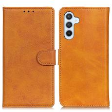  Samsung Galaxy A35 5G Fodral L&auml;der Brun - Teknikhallen.se