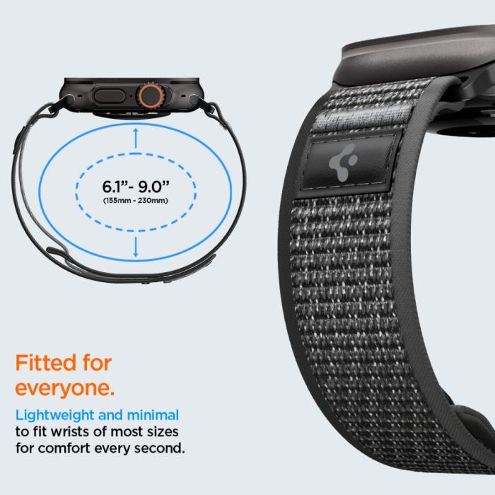 Bild 6, Spigen Spigen Apple Watch 42/44/45/46/49 mm Armband Athlex Air - Teknikhallen.se