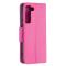  Samsung Galaxy S22 Fodral Litchi Shark Rosa - Teknikhallen.se