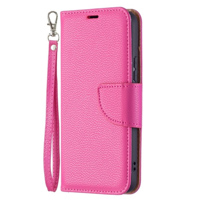 Bild 2,  Samsung Galaxy S22 Fodral Litchi Shark Rosa - Teknikhallen.se