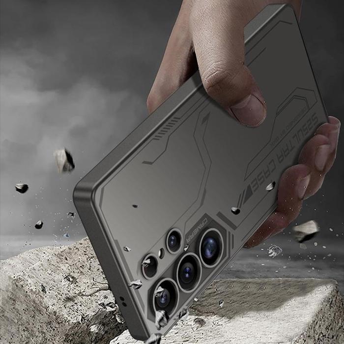 Bild 3, GKK GKK Samsung Galaxy S25 Ultra Skal Skin Touch Svart - Teknikhallen.se
