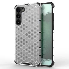  Samsung Galaxy S23 Plus Skal Honeycomb Hybrid Gr&aring; - Teknikhallen.se
