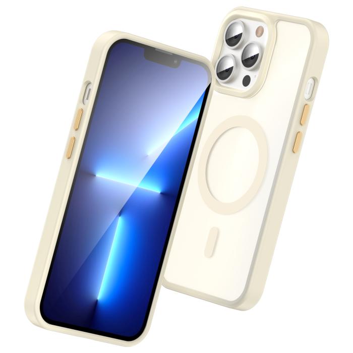 Bild 3, ColorPop ColorPop iPhone 13 Pro Skal CH MagSafe Matt Off White - Teknikhallen.se