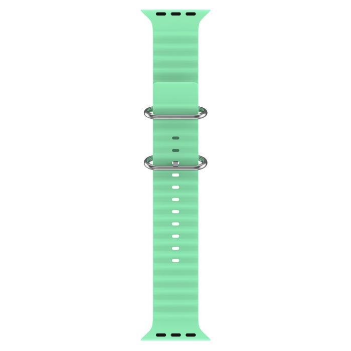 Bild 3, ColorPop Apple Watch 42/41/40/38 mm Armband Ocean Wave Pistasch - Teknikhallen.se