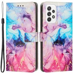  Samsung Galaxy A33 5G Fodral Marmor Blå/Lila - Teknikhallen.se