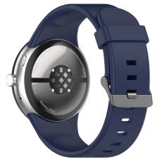  Google Pixel Watch 4 / 3 45 mm Armband Silikon M&ouml;rk Bl&aring; - Teknikhallen.se