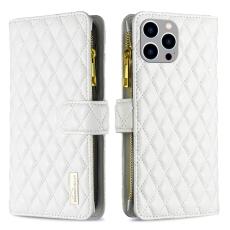 BINFEN BINFEN iPhone 15 Pro Max Fodral Diamond Multifunktionell Vit - Teknikhallen.se