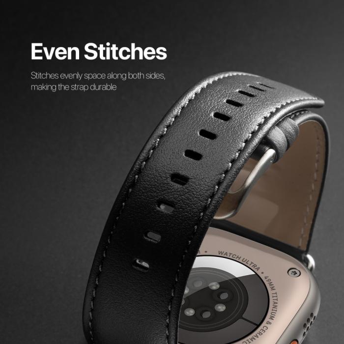 Bild 6, DUX DUCIS DUX DUCIS Apple Watch 38/40/41/42 mm mm Armband Äkta Läder - Teknikhallen.se