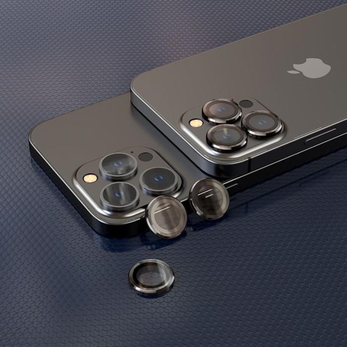 Bild 2, HOFI HOFI iPhone 13 Pro / 13 Pro Max Linsskydd Härdat Glas Pro+ - Teknikhallen.se