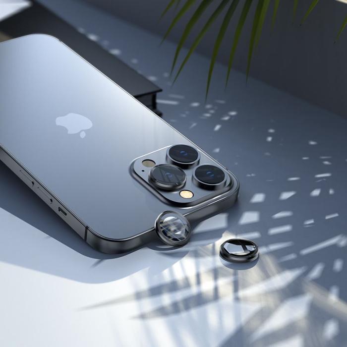 Bild 3, HOFI HOFI iPhone 13 Pro / 13 Pro Max Linsskydd Härdat Glas Pro+ - Teknikhallen.se