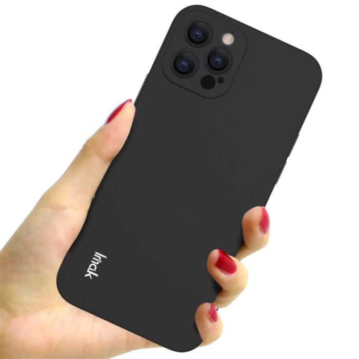 Bild 4, IMAK iPhone 12 Pro - IMAK Skin Touch Skal - Svart - Teknikhallen.se