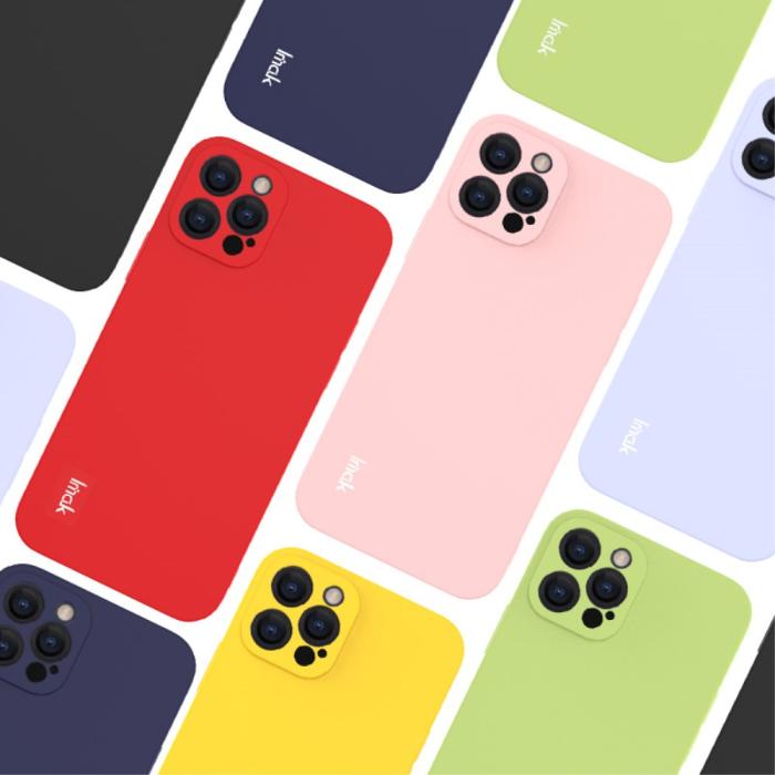 Bild 5, IMAK iPhone 12 Pro - IMAK Skin Touch Skal - Grön - Teknikhallen.se