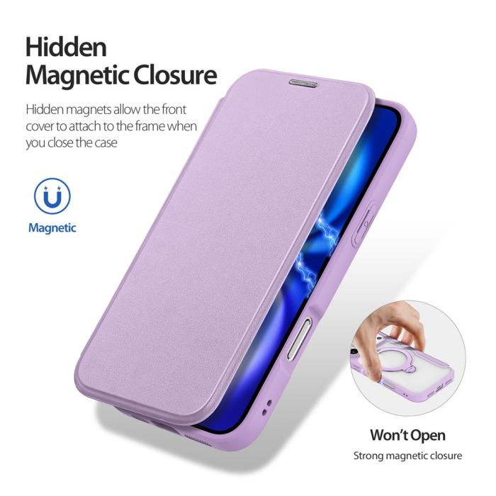 Bild 6, DUX DUCIS DUX DUCIS iPhone 17 Pro Fodral MagSafe Kickstand Skin X Pro - Teknikhallen.se