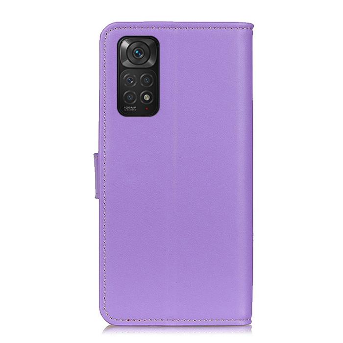 Bild 3,  Xiaomi Redmi Note 11 4G Fodral Läder Lila - Teknikhallen.se