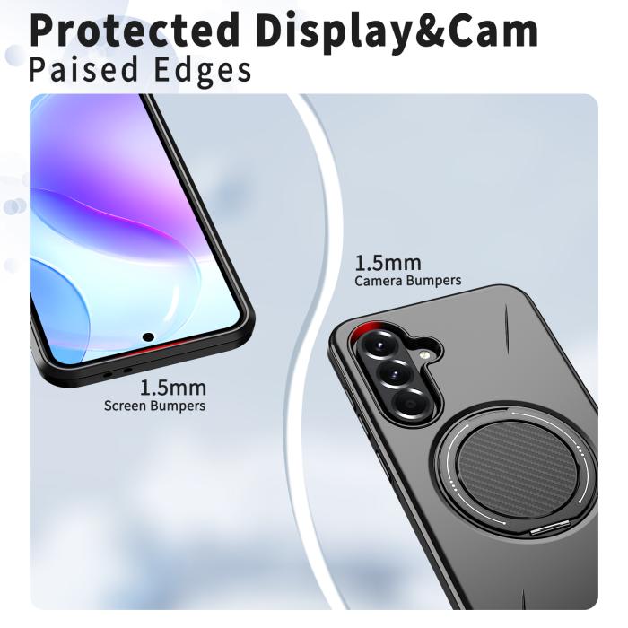 Bild 4,  Samsung Galaxy A27 5G Skal Magsafe Kickstand Svart - Teknikhallen.se
