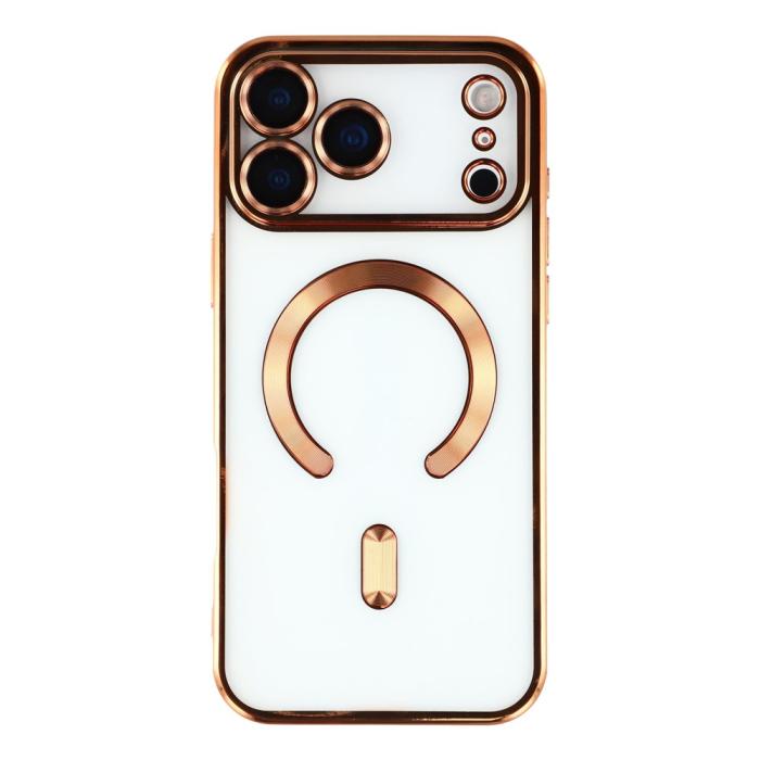 Bild 3,  iPhone 17 Pro Max Skal MagSafe Electroplated TPU Koppar - Teknikhallen.se