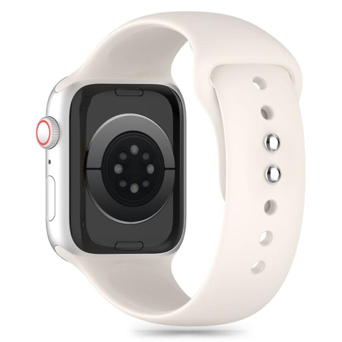 Bild 2, Tech-Protect Tech-Protect Apple Watch 38/40/41/42 mm Armband Silikon Starlight - Teknikhallen.se