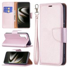  Samsung Galaxy S22 Fodral Litchi Shark Ros&eacute;guld - Teknikhallen.se