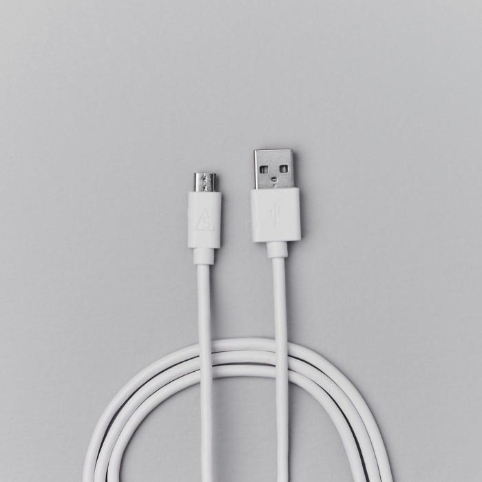 Bild 5, Smartline Smartline 3m Micro USB Laddningskabel Vit - Teknikhallen.se