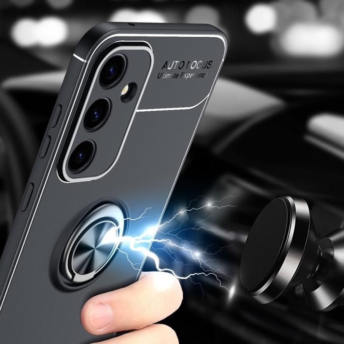 Bild 3,  Samsung Galaxy S23 FE Skal Ring Svart/Blå - Teknikhallen.se