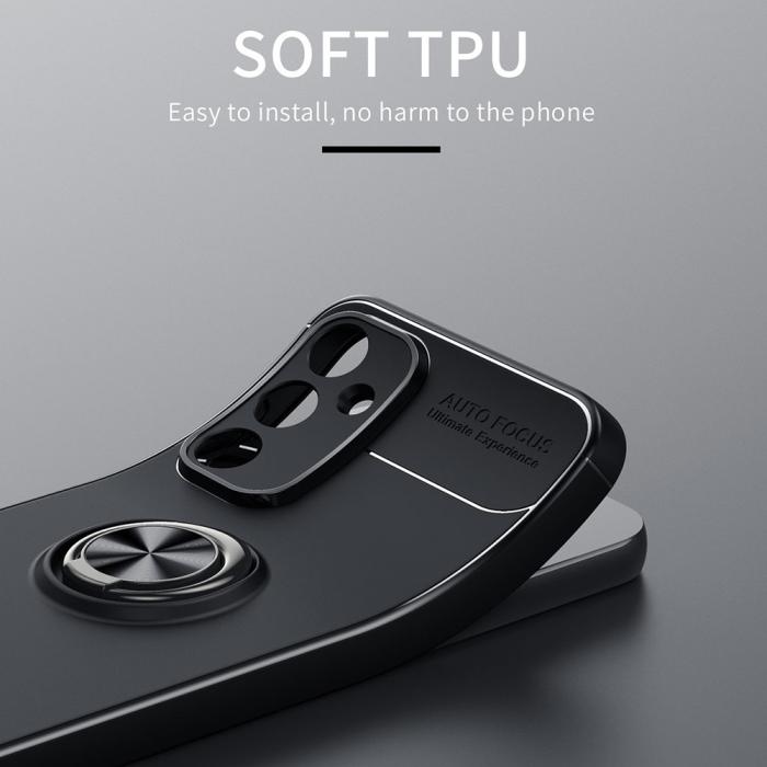 Bild 4,  Samsung Galaxy S23 FE Skal Ring Svart/Blå - Teknikhallen.se
