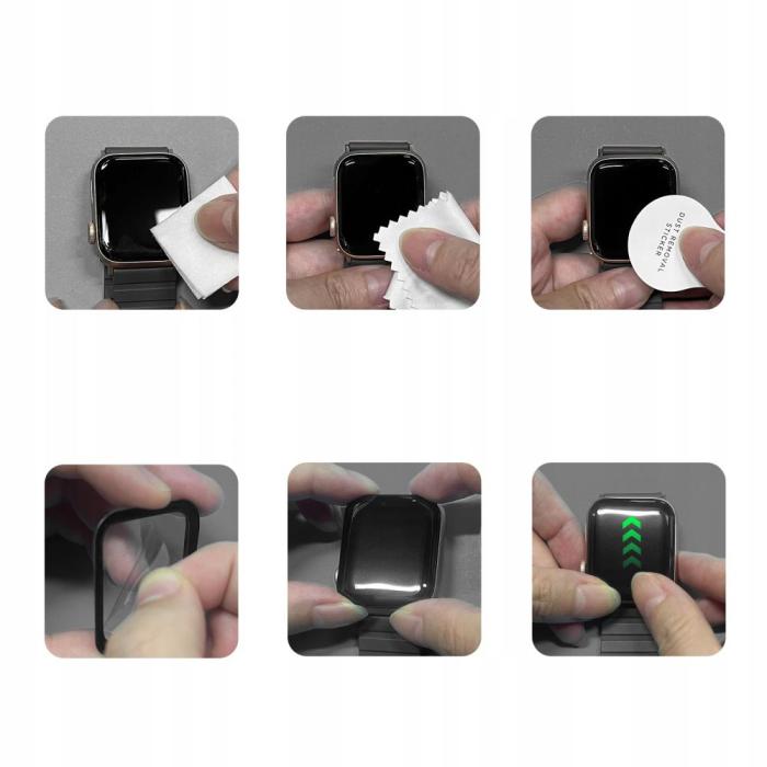 Bild 4, Tech-Protect Tech-Protect Garmin Vivoactive 6 2-PACK Skärmskydd GlassFlex+ - Teknikhallen.se
