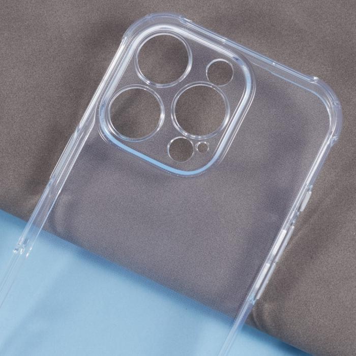 Bild 6,  iPhone 16 Pro Skal Shockproof Transparent - Teknikhallen.se