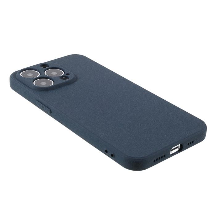 Bild 4,  iPhone 13 Pro Max Skal Matt TPU Mörk Blå - Teknikhallen.se