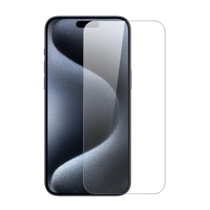 Bild 4, NORTHJO NORTHJO iPhone 15 Pro Skärmskydd 2-PACK Härdat Glas - Teknikhallen.se