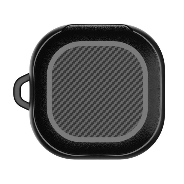 Bild 2, Tech-Protect Tech-Protect Galaxy Buds FE/2 PRO/2/LIVE/PRO Fodral Rough Carbon Svart - Teknikhallen.se