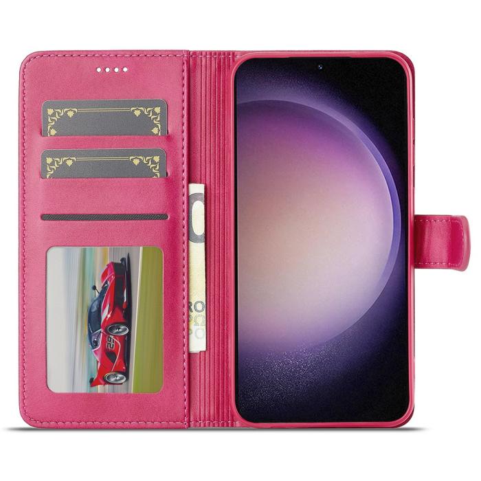 Bild 2, LC.IMEEKE LC.IMEEKE Samsung Galaxy A16 Fodral Läder Rosa - Teknikhallen.se