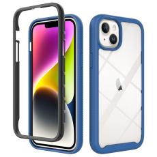  iPhone 15 Plus Skal Shockproof Med Frontram M&ouml;rk Bl&aring; - Teknikhallen.se