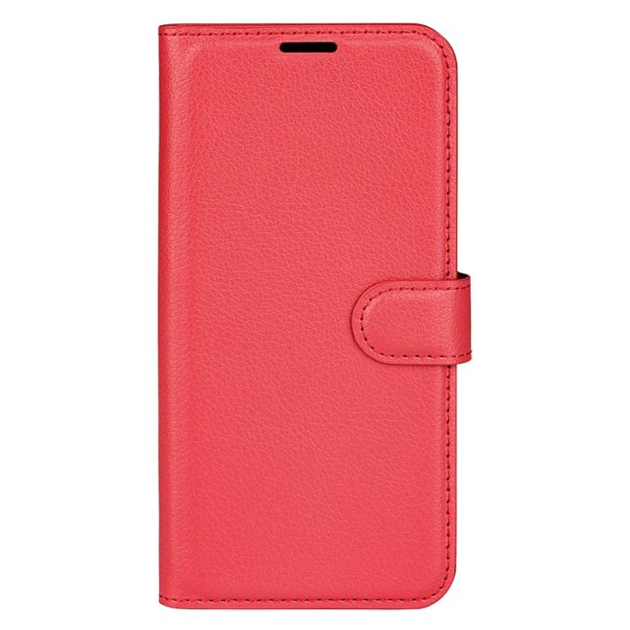 Bild 5,  Motorola Moto G04 4G/G24 4G Fodral Litchi Läder Röd - Teknikhallen.se
