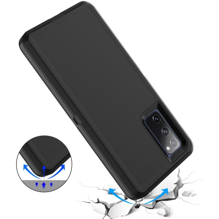 Bild 2,  Samsung Galaxy S20 FE - Shockproof Xtreme Skal - Svart - Teknikhallen.se