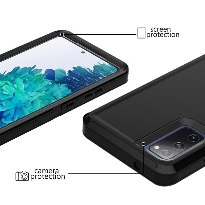 Bild 3,  Samsung Galaxy S20 FE - Shockproof Xtreme Skal - Svart - Teknikhallen.se