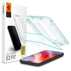 Spigen Spigen iPhone 17 / 17 Pro / 16 Pro 2-PACK GLAS.tR "Ez Fit" Sk&auml;rmskydd - Teknikhallen.se
