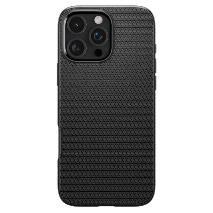 Bild 2, Spigen Spigen iPhone 16 Pro Max Skal Liquid Air Matt Svart - Teknikhallen.se