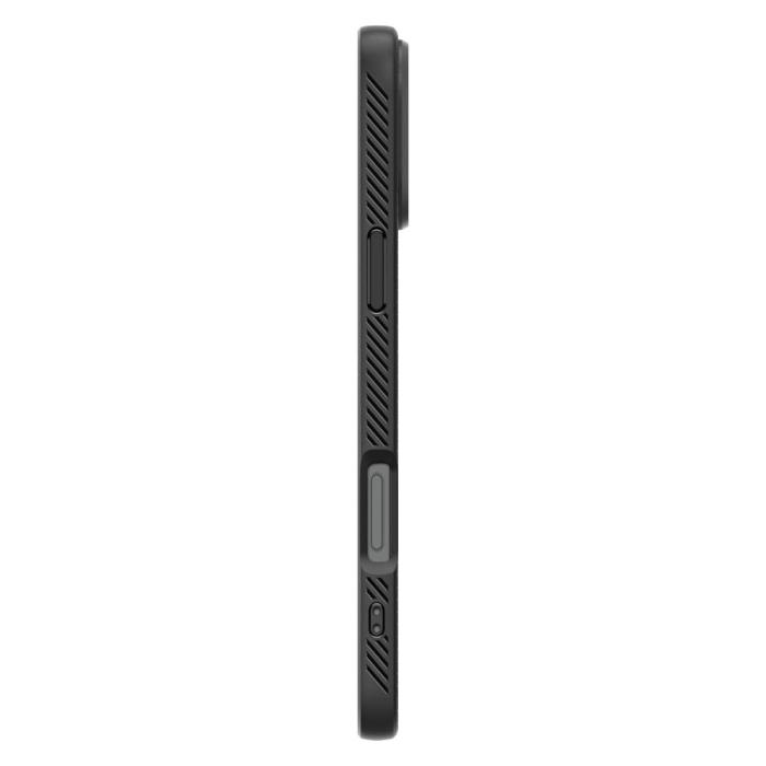 Bild 4, Spigen Spigen iPhone 16 Pro Max Skal Liquid Air Matt Svart - Teknikhallen.se