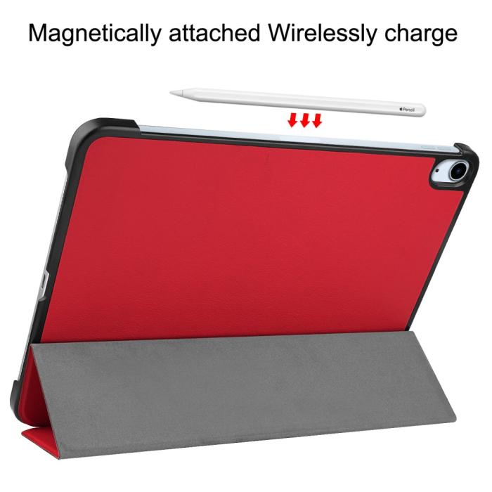 Bild 6,  iPad Air 13 2026-2024 Fodral Tri-Fold Röd - Teknikhallen.se