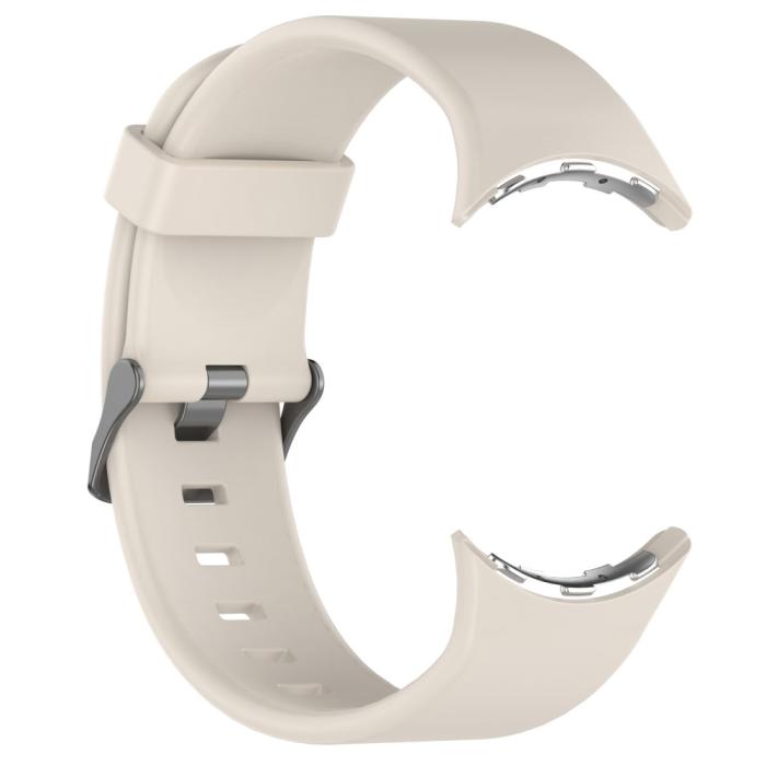 Bild 2,  Google Pixel Watch 4 / 3 45 mm Armband Silikon Beige - Teknikhallen.se