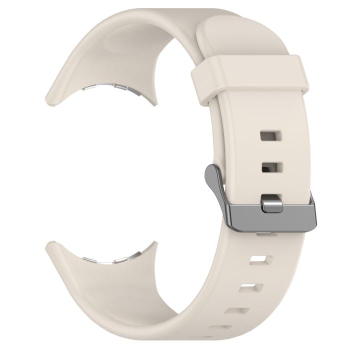 Bild 3,  Google Pixel Watch 4 / 3 45 mm Armband Silikon Beige - Teknikhallen.se