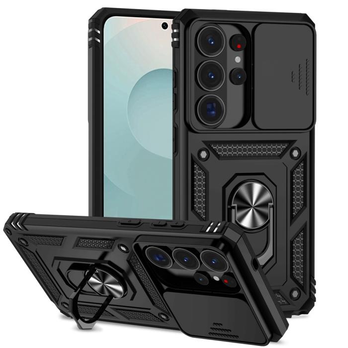 Bild 2,  Samsung Galaxy S26 Ultra Skal CamShield Ring Hybrid Svart - Teknikhallen.se