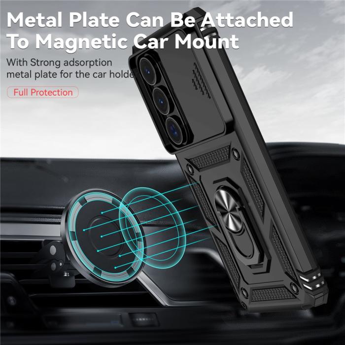 Bild 5,  Samsung Galaxy S26 Ultra Skal CamShield Ring Hybrid Svart - Teknikhallen.se
