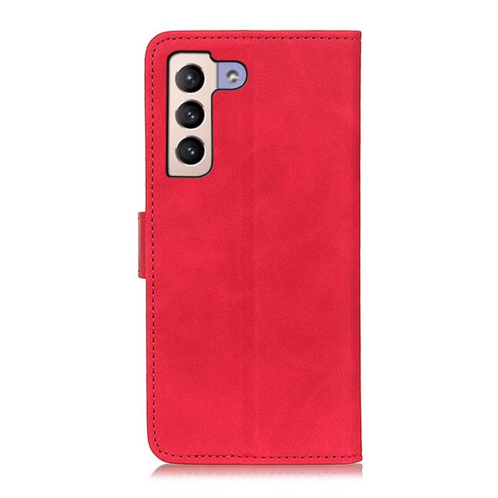 Bild 3, KHAZNEH KHAZNEH Samsung Galaxy S22 Plus Fodral Retro Läder Röd - Teknikhallen.se