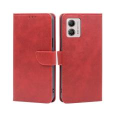  Motorola Moto G13 / G23 / G53 5G Fodral Solid L&auml;der R&ouml;d - Teknikhallen.se