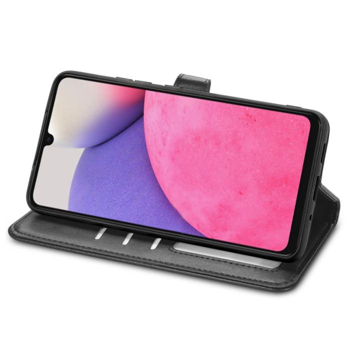 Bild 3,  Samsung Galaxy A23 5G Fodral PU Läder Svart - Teknikhallen.se