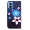  Motorola Moto G35 5G Fodral Med Tryck Blommor - Teknikhallen.se